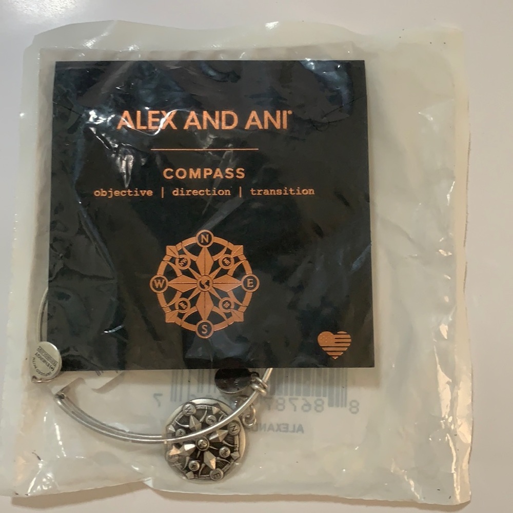 ALEX AND ANI 🧭COMPASS 🧭 Silver Bracelet- New